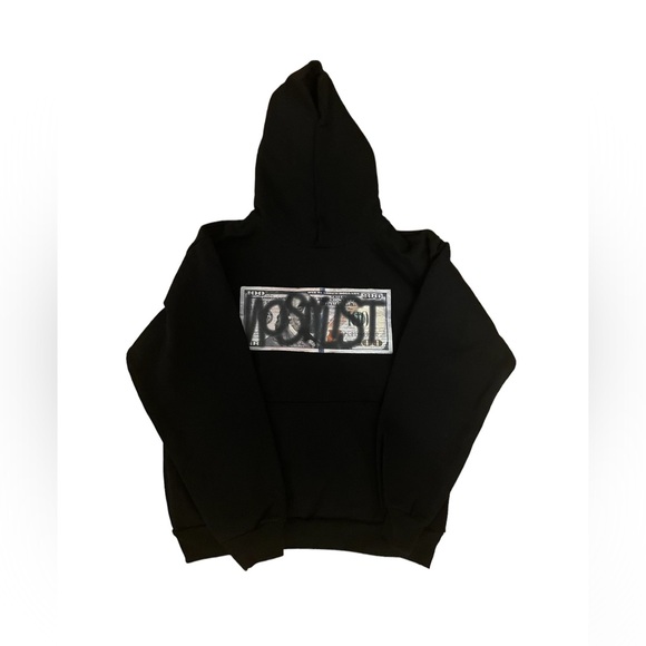 Destroy Lonely No Stylist 100 dollar bill hoodie - Picture 2 of 3